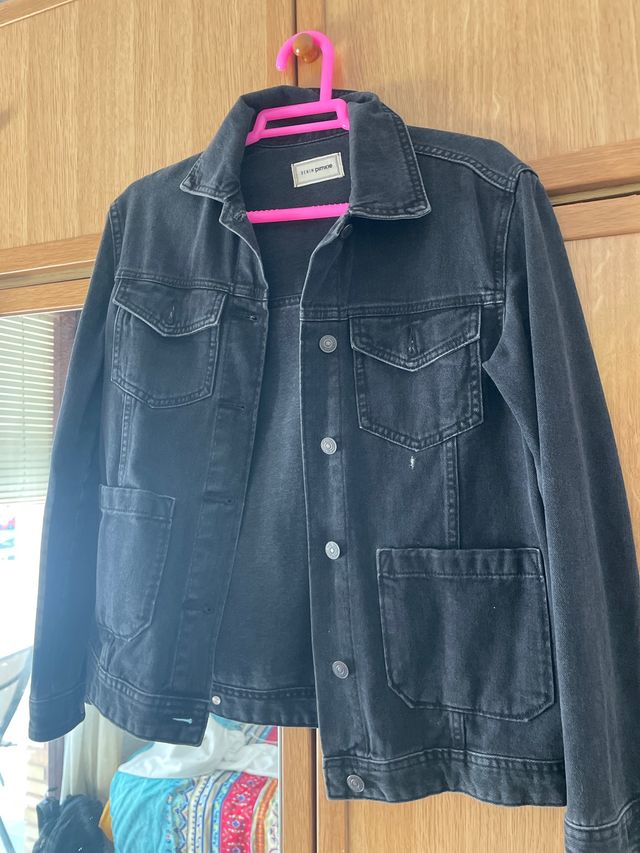 Chaqueta vaquera negra