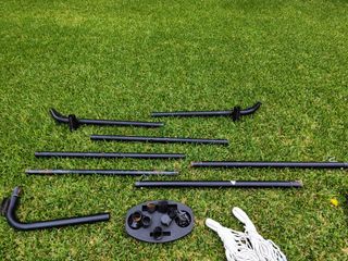 Hamaca con soporte y bandeja