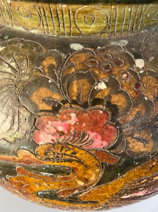 Antico Vaso Cinese Decorato