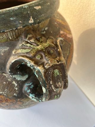 Antico Vaso Cinese Decorato