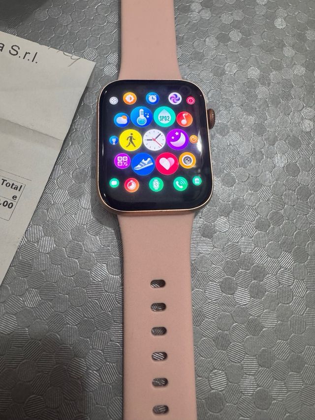 Smartwatch Energy Fit SQ20 AMOLED Oro Rosa