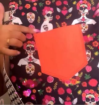 Bolso vaquero Catrina multicolor