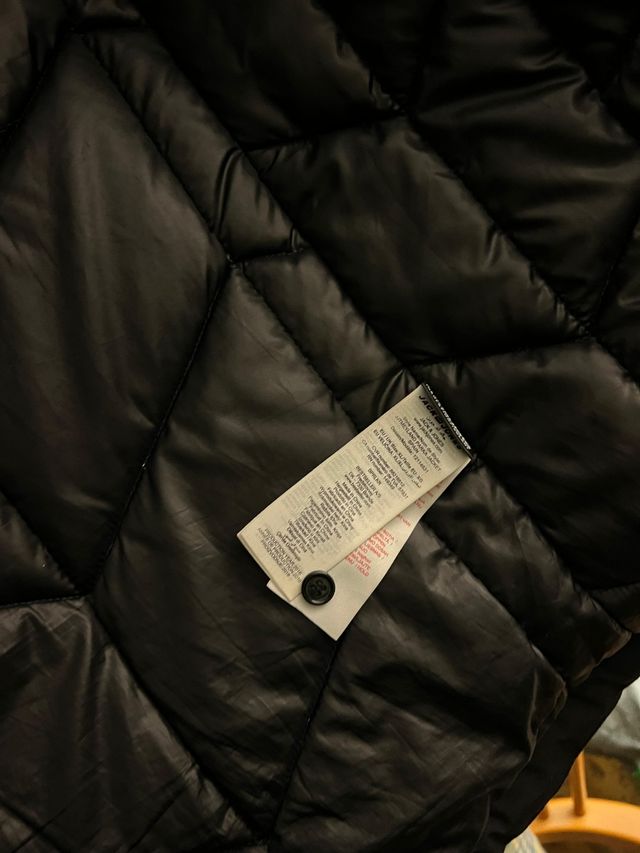 Abrigo Parka Jack & Jones Negro Talla L.