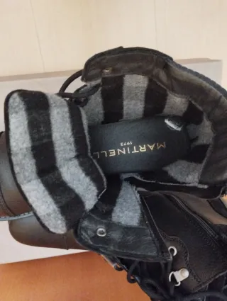 Botas Martinelli Negras Piel