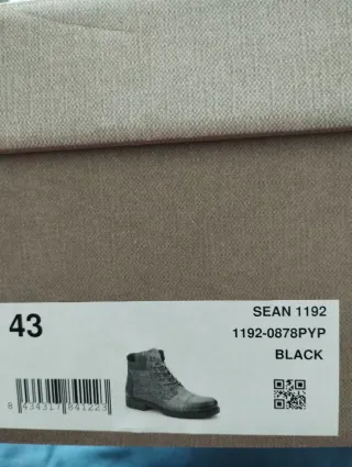 Botas Martinelli Negras Piel