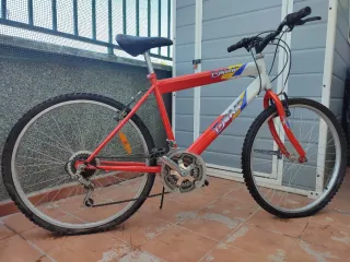 Bicicleta Montaña T-Man Roja y Blanca