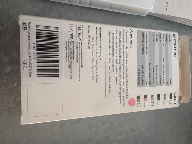 Smartwatch Unisex Oro Rosa