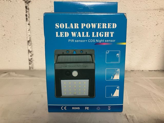 Luz LED Solar para Pared