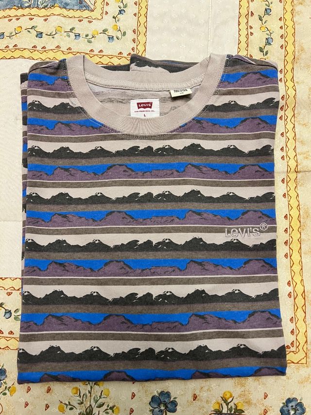 Camiseta Levi's Estampada Montañas Talla L y M
