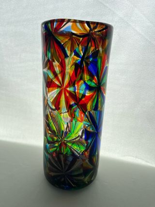 Vaso Perelda per F.lli Toso Vetro