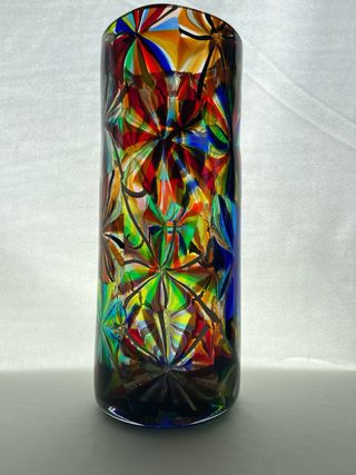 Vaso Perelda per F.lli Toso Vetro