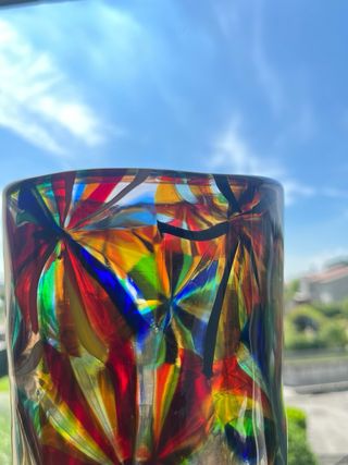 Vaso Perelda per F.lli Toso Vetro