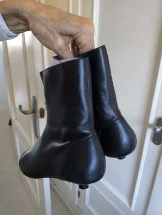 Botines Zara Talla 39 Negro