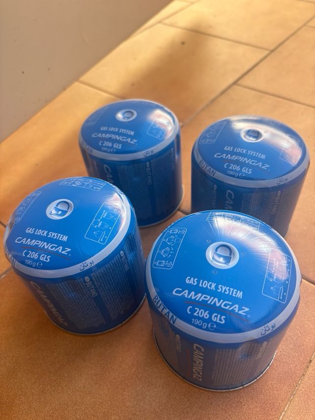4 Botellas Campingaz C206 GLS Butano
