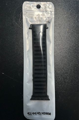 Cinturino Apple Watch 42/44/45/46/49mm Nero