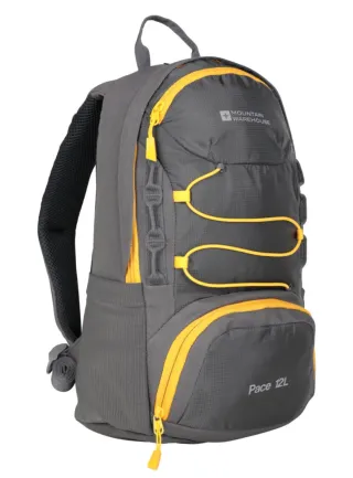 Mochila Mountain Warehouse 12L Gris Naranja