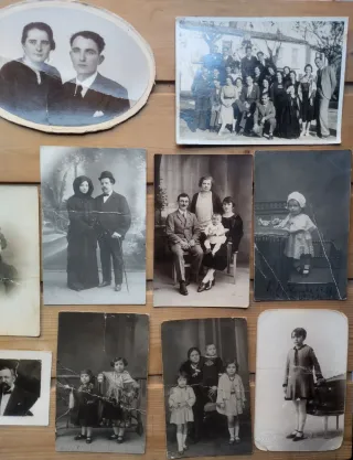 Lote fotografías antiguas Pp. S.XX - años 40