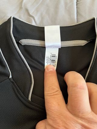 Maglia Rugby KIPSTA Nera a Strisce