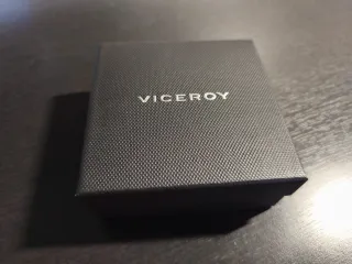 Pulsera Viceroy Piel Negra y Acero