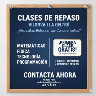 Clases particulares de repaso