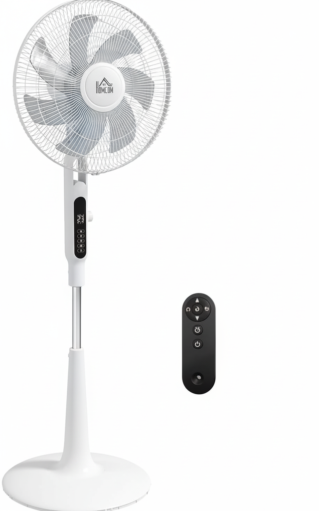 Ventilador HOMCOM con Mando a Distancia