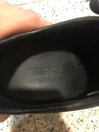 Scarpe di pelle Gucci uomo