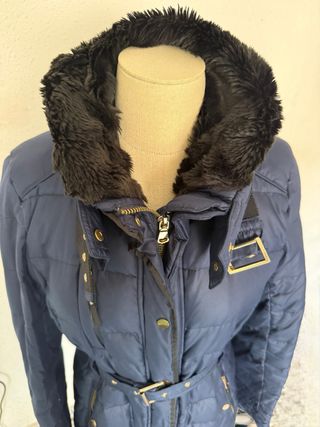Anorak plumón  mujer azul