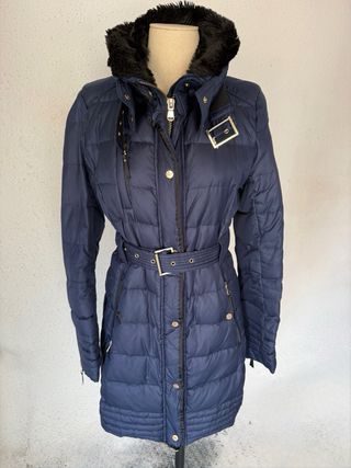 Anorak plumón  mujer azul