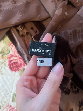 Foulard Moschino Marrone e Rosa