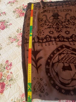 Foulard Moschino Marrone e Rosa
