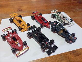 Lotto 6 modellini auto F1 scala 1:41-1:43