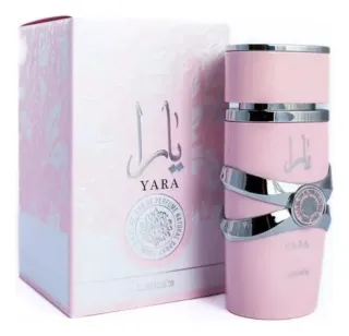 Perfume Árabe Lattafa Yara Rosa y Plateado 100ml
