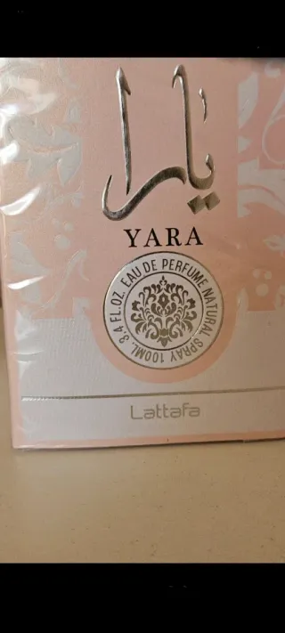 Perfume Árabe Lattafa Yara Rosa y Plateado 100ml