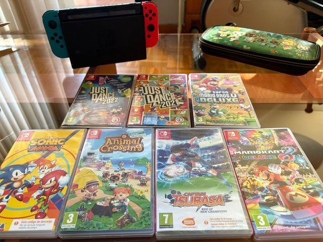 Nintendo Switch + 7 Juegos