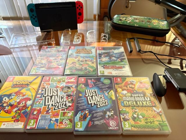 Nintendo Switch + 7 Juegos