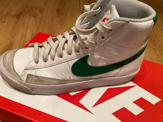 Zapatillas Nike Blazer Mid '77 Blancas y Verdes