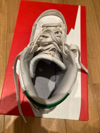 Zapatillas Nike Blazer Mid '77 Blancas y Verdes