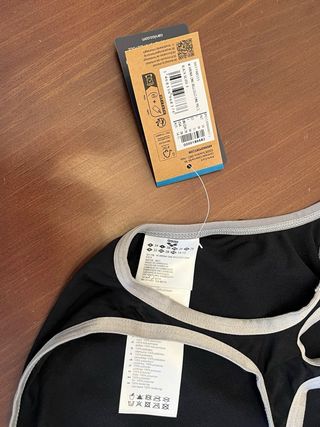 Bañador Arena Mujer Negro y Metalizado