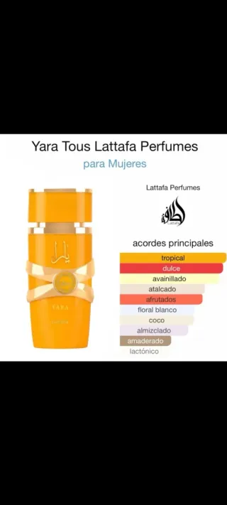 Perfume Árabe Yara Lattafa 100ml