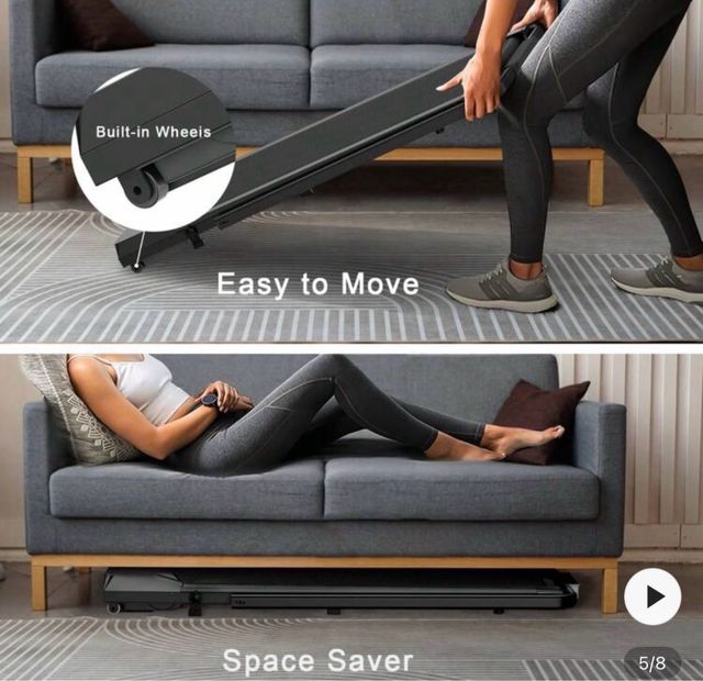 Cinta de correr plegable nueva