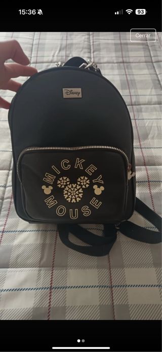 Mochila Disney Mickey Mouse Negra