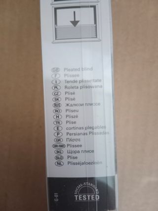 Estor Gardinia Easyfix Plissee Maja 90x130