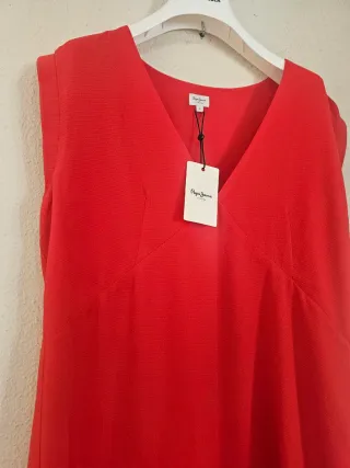 Vestido Rojo Pepe Jeans Talla XL Nuevo