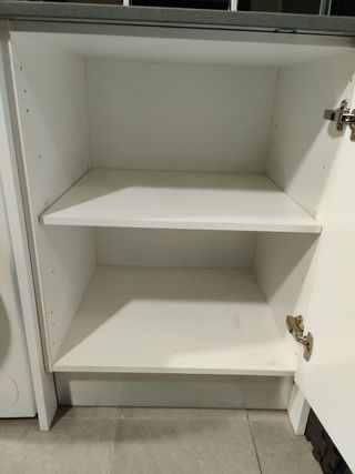 Mueble de cocina blanco