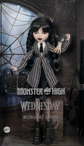 Monster High x Wednesday Addams Muñeca
