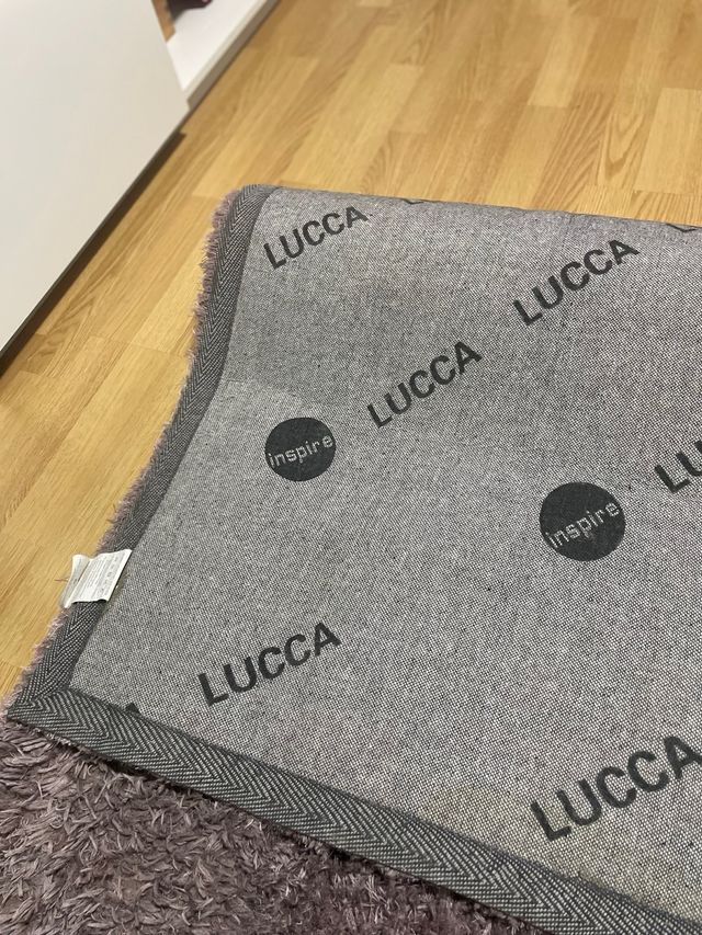 Tappeto pelo lungo viola 120x180