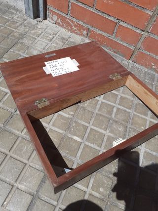 Mueble contador de luz madera