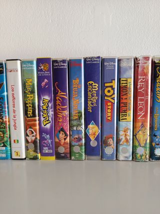 Lote Películas VHS Infantiles Disney