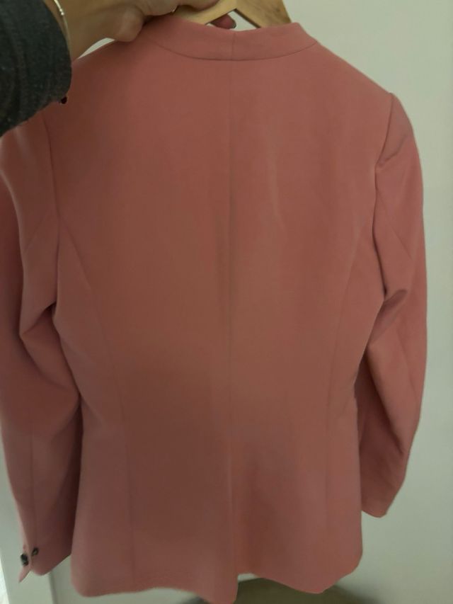 Blazer Zara Rosa Talla M