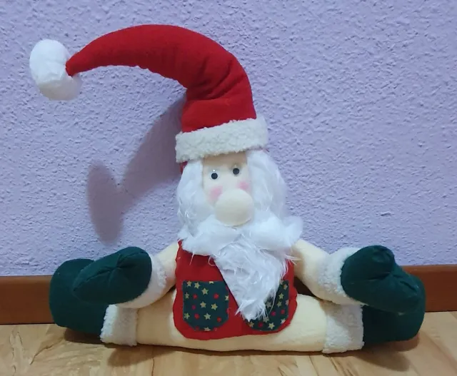 Peluche Babbo Natale seduto